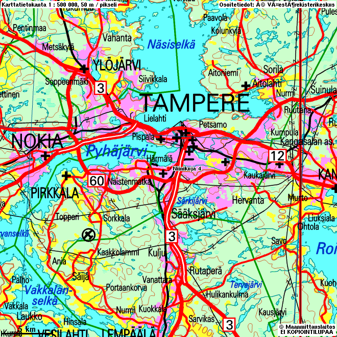 tampere kartta kaupunginosat Talo sivu tampere kartta kaupunginosat